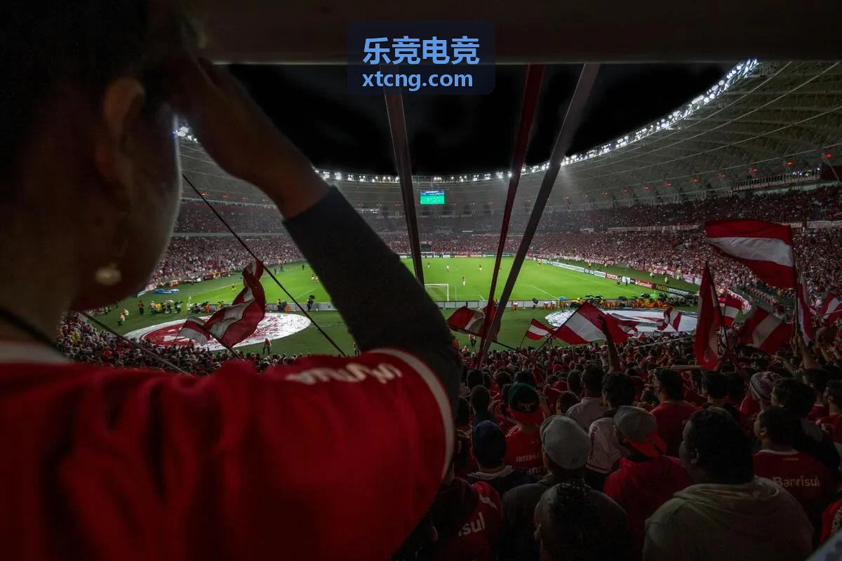 乐竞电竞主视觉赛场背景